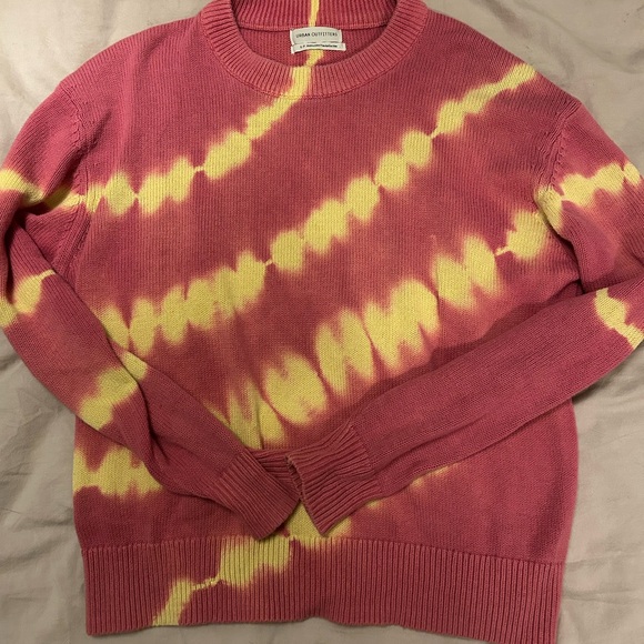 Urban Outfitters Tie Dye Sweater - Pink and Yellow - Small - Picture 2 of 6
